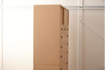 在庫未使用品　IDC大塚家具　家具のカネトク　3.3尺　6ノ3　桐タンス(重ね箪笥、和箪笥、桐箪笥、桐たんす)(定価約45万円)(R-041886)