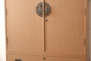 在庫未使用品　IDC大塚家具　家具のカネトク　3.3尺　下三大洋　桐タンス(定価約46万円)(R-041888)