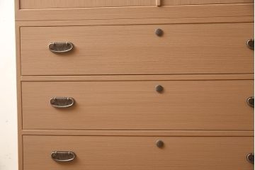 在庫未使用品　IDC大塚家具　家具のカネトク　3.3尺　下三大洋　桐タンス(定価約46万円)(R-041888)