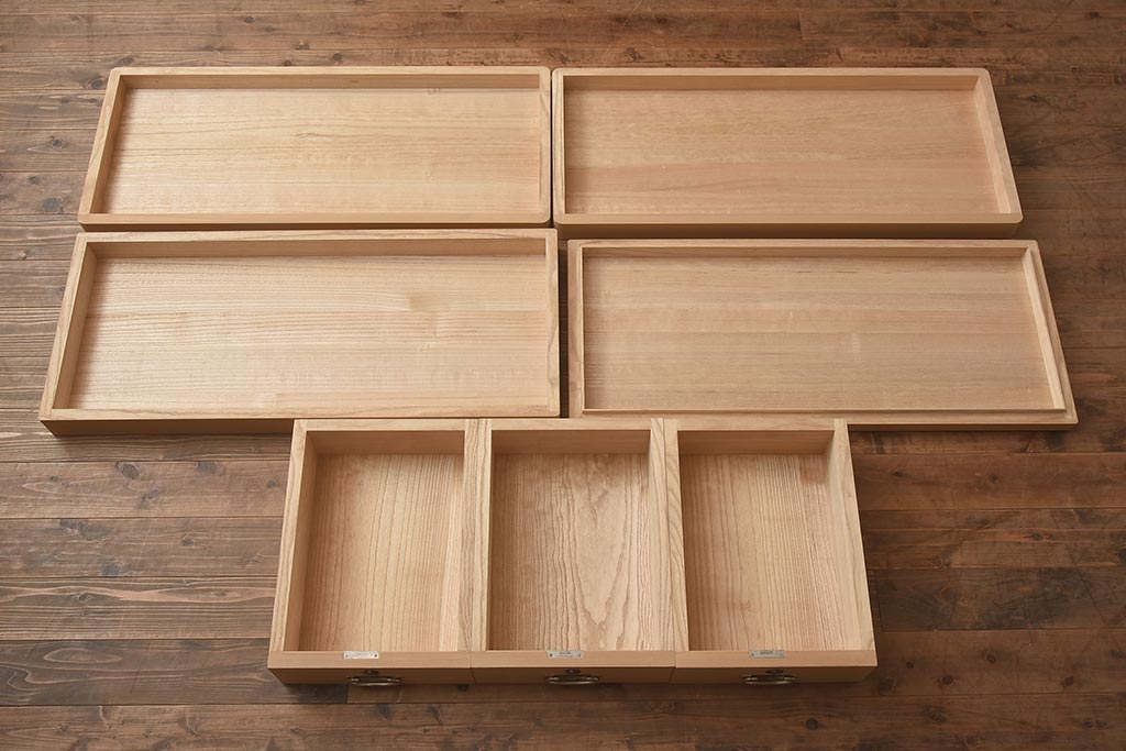 展示品　IDC大塚家具　家具のカネトク　3.6尺　下6大洋すみ丸　桐タンス(衣装箪笥、着物箪笥、桐箪笥、桐たんす)(定価約100万円)(R-041892)