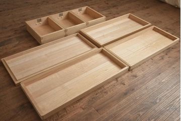 展示品　IDC大塚家具　家具のカネトク　3.6尺　下6大洋すみ丸　桐タンス(衣装箪笥、着物箪笥、桐箪笥、桐たんす)(定価約100万円)(R-041892)