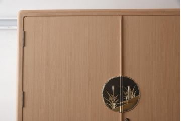 展示品　IDC大塚家具　家具のカネトク　3.6尺　下6大洋すみ丸　桐タンス(衣装箪笥、着物箪笥、桐箪笥、桐たんす)(定価約100万円)(R-041892)