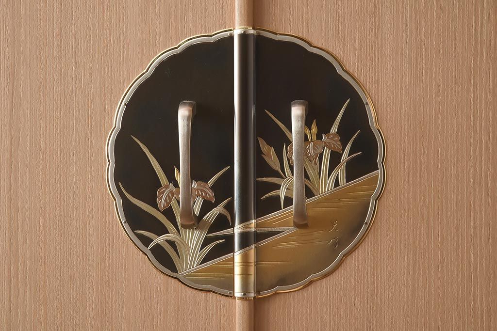 展示品　IDC大塚家具　家具のカネトク　3.6尺　下6大洋すみ丸　桐タンス(衣装箪笥、着物箪笥、桐箪笥、桐たんす)(定価約100万円)(R-041892)