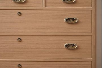 展示品　IDC大塚家具　家具のカネトク　3.6尺　下6大洋すみ丸　桐タンス(衣装箪笥、着物箪笥、桐箪笥、桐たんす)(定価約100万円)(R-041892)