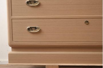 展示品　IDC大塚家具　家具のカネトク　3.6尺　下6大洋すみ丸　桐タンス(衣装箪笥、着物箪笥、桐箪笥、桐たんす)(定価約100万円)(R-041892)