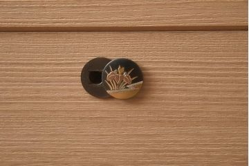 展示品　IDC大塚家具　家具のカネトク　3.6尺　下6大洋すみ丸　桐タンス(衣装箪笥、着物箪笥、桐箪笥、桐たんす)(定価約100万円)(R-041892)