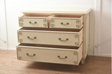 在庫未使用品　IDC大塚家具　ヒッコリーチェア社(HICKORY CHAIR)　2489-40IV　シノワズリ風のチェスト(引き出し)(定価約120万円)(R-041895)