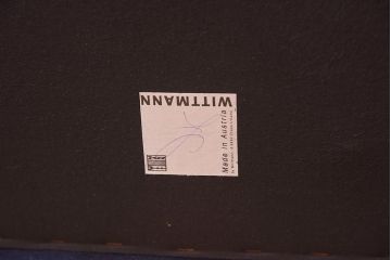 展示品　IDC大塚家具　WITTMANN(ヴィットマン)　マテラッシー　布青・CU赤　ソファベッド(カウチソファ、シェーズロング)(定価約57万円)(R-041899)