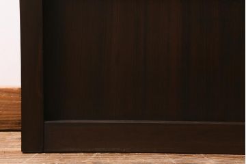 アンティーク建具　和製アンティーク　明治大正期　濃淡のある木の色味が味わい深い板戸2枚セット(帯戸、建具)(R-041946)