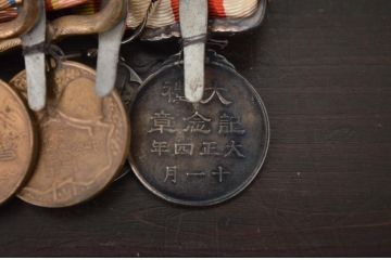 古い勲章など10点(満州國赤十字社、国境事変、建国功労章)(R-041983)