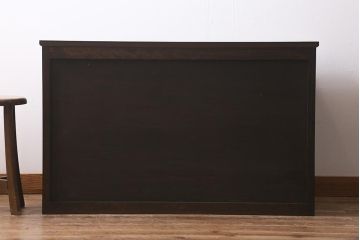 中古　リメイク　松本民芸家具　落ち着いた大人の空間を演出してくれるローチェスト(引き出し、ローボード)(R-041997)