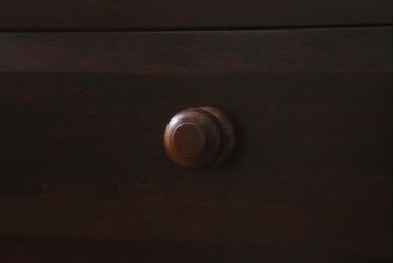 中古　リメイク　松本民芸家具　落ち着いた大人の空間を演出してくれるローチェスト(引き出し、ローボード)(R-041997)