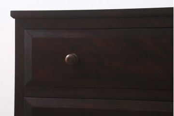 中古　当店リメイク　松本民芸家具　落ち着いた佇まいのシックなローボード(ローチェスト、引き出し)(R-041998)