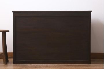中古　リメイク　松本民芸家具　取り入れやすいサイズのローボード(ローチェスト、引き出し)(R-041999)
