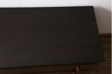中古　リメイク　松本民芸家具　取り入れやすいサイズのローボード(ローチェスト、引き出し)(R-041999)