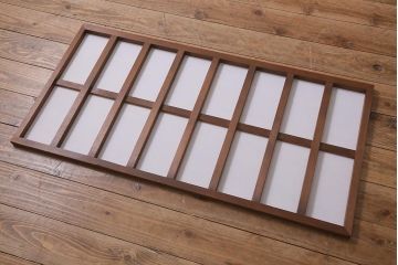 中古　松本民芸家具　和の風情が漂う障子付き衝立(つい立て、パーテーション)(R-042003)
