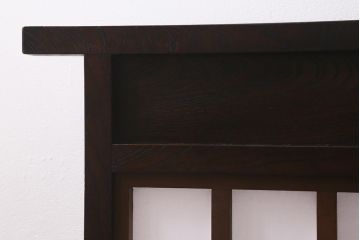 中古　松本民芸家具　和の風情が漂う障子付き衝立(つい立て、パーテーション)(R-042003)