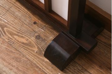 中古　松本民芸家具　和の風情が漂う障子付き衝立(つい立て、パーテーション)(R-042003)
