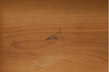 アンティーク雑貨　大正昭和初期　前面縞黒檀　上品かつシックな佇まいの木製裁縫箱(針箱、ソーイングボックス、小引き出し、小物収納)(R-042008)
