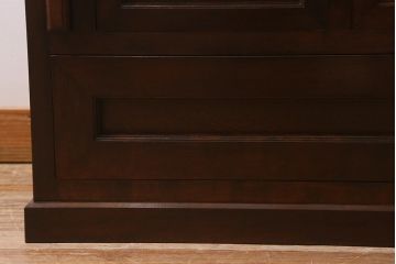 中古　松本民芸家具　高山式座ビューロー　和モダンな空間づくりにおすすめの簿記机(ワークデスク、在宅ワーク、在宅用)(定価約26万5千円)(R-042011)