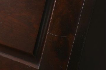 中古　北海道民芸家具　上質な作りが魅力のライティングビューロー(机、引き出し)(定価約34万円)(R-042012)