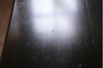 中古　北海道民芸家具　上質な作りが魅力のライティングビューロー(机、引き出し)(定価約34万円)(R-042013)