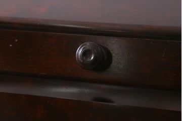 中古　北海道民芸家具　上質な作りが魅力のライティングビューロー(机、引き出し)(定価約34万円)(R-042013)