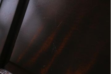 中古　北海道民芸家具　上質な作りが魅力のライティングビューロー(机、引き出し)(定価約34万円)(R-042013)