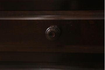 中古　北海道民芸家具　上質な作りが魅力のライティングビューロー(机、引き出し)(定価約34万円)(R-042013)