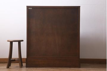 中古　北海道民芸家具　上質な作りが魅力のライティングビューロー(机、引き出し)(定価約34万円)(R-042013)