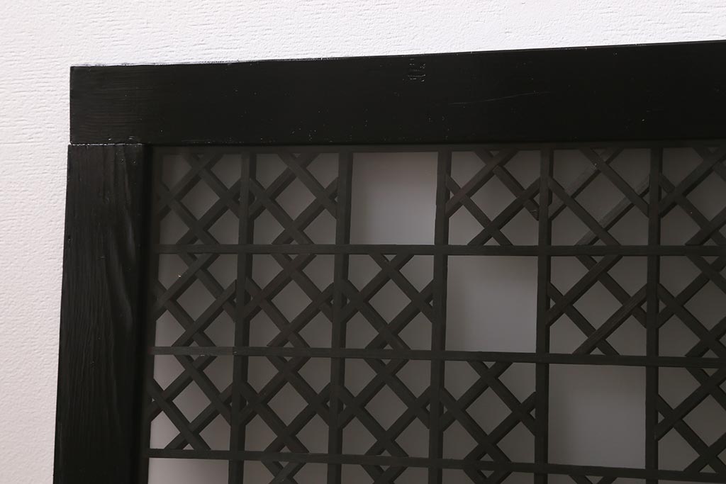 アンティーク建具 大正昭和初期 大正ロマンの雰囲気溢れる組子欄間(欄間、明り取り、明かり取り)(R-042018)