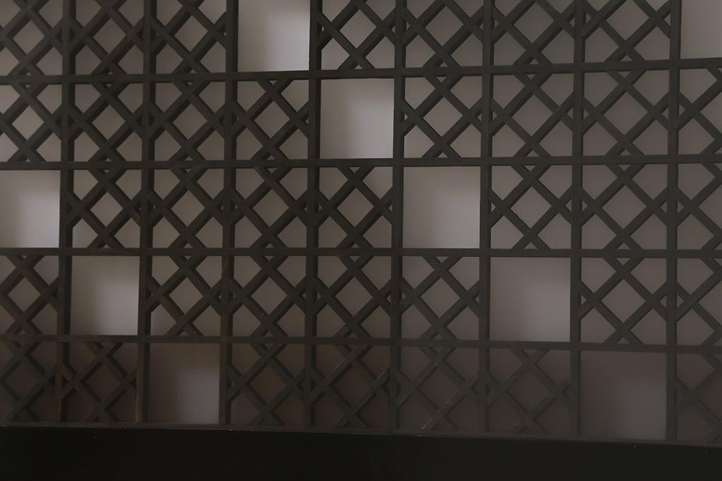 アンティーク建具 大正昭和初期 大正ロマンの雰囲気溢れる組子欄間(欄間、明り取り、明かり取り)(R-042018)