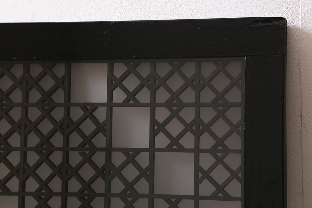アンティーク建具 大正昭和初期 大正ロマンの雰囲気溢れる組子欄間(欄間、明り取り、明かり取り)(R-042018)