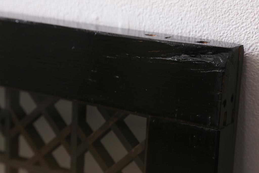 アンティーク建具 大正昭和初期 大正ロマンの雰囲気溢れる組子欄間(欄間、明り取り、明かり取り)(R-042018)