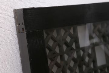 アンティーク建具 大正昭和初期 大正ロマンの雰囲気溢れる組子欄間(欄間、明り取り、明かり取り)(R-042018)