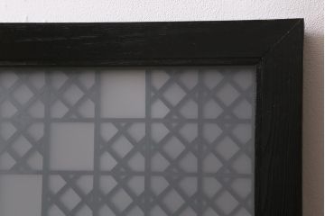 アンティーク建具 大正昭和初期 大正ロマンの雰囲気溢れる組子欄間(欄間、明り取り、明かり取り)(R-042018)