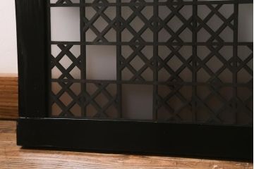 アンティーク建具　大正昭和初期　大正ロマンの雰囲気溢れる組子欄間(欄間、明り取り、明かり取り)(R-042018)