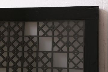 アンティーク建具　大正昭和初期　大正ロマンの雰囲気溢れる組子欄間(欄間、明り取り、明かり取り)(R-042018)
