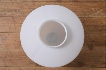 アンティーク照明　陽刻のカバーが上品なペンダントライト(天井照明、吊り下げ照明)(R-042029)