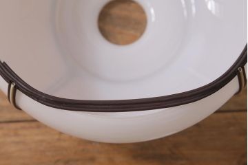 アンティーク照明　昭和初期　梅と小鳥の模様が可愛らしい天井照明(吊り下げ照明、ペンダントライト)(R-042030)