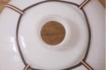 アンティーク照明　昭和初期　梅と小鳥の模様が可愛らしい天井照明(吊り下げ照明、ペンダントライト)(R-042031)