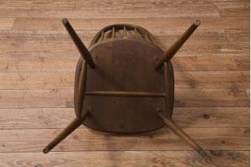 ヴィンテージ家具　イギリスビンテージ　ERCOL(アーコール)　美しく丈夫な作りが魅力的なクエーカーチェア(ダイニングチェア、椅子、ウィンザーチェア、ウインザーチェア)(R-042034)