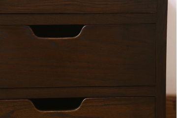和製ヴィンテージ　シンプル　シックで合わせやすい小引き出し(卓上収納、小物収納、ビンテージ)(R-042037)