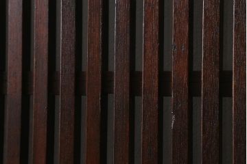 アンティーク建具　和製アンティーク　明治期　蔵戸リメイク　総ケヤキ材　クリアガラス入り　和の趣あふれる蔵戸2枚セット(引き戸、玄関戸)(R-042038)