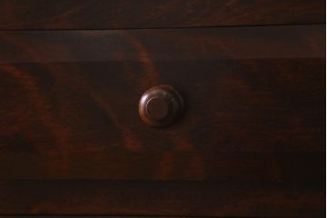 ビンテージ家具　松本民芸家具　シンプルな中に上品さがある#46型ベビータンス(チェスト、引き出し、ヴィンテージ)(定価約30万円)(R-042040)