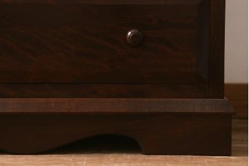 ビンテージ家具　松本民芸家具　シンプルな中に上品さがある#46型ベビータンス(チェスト、引き出し、ヴィンテージ)(定価約30万円)(R-042040)