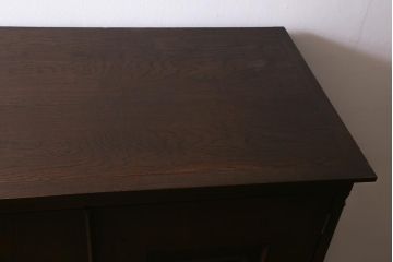ビンテージ家具　神戸洋家具　永田良介商店　鏡付き　エレガントな佇まいが魅力のワードローブ(洋服タンス、衣装タンス、ヴィンテージ)(R-042041)