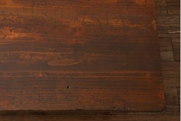 アンティーク家具　和製アンティーク　昭和初期　使い込まれた風合いが味わい深い文机(座机、ローテーブル、座卓、センターテーブル)(R-042046)