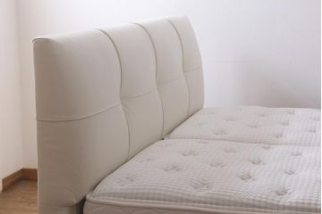 展示品　フランスベッド　SLUMBERLAND(スランバーランド)　SL-021DS　SL-4500C　コイルスプリング　マットレス付きベッド(定価約96万円)(R-042052)