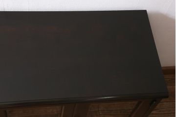 中古　北海道民芸家具　落ち着いた色味が取り入れやすいサイドボード(リビングボード、キャビネット、収納棚)(R-042056)